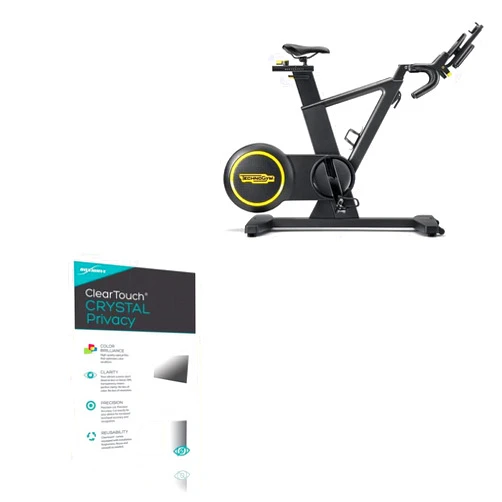 BoxWave Screen Protector Compatible with Technogym Skillbike - ClearTouch Crystal Privacy (2-Pack), Privacy Screen Protector Flexible Film Clear