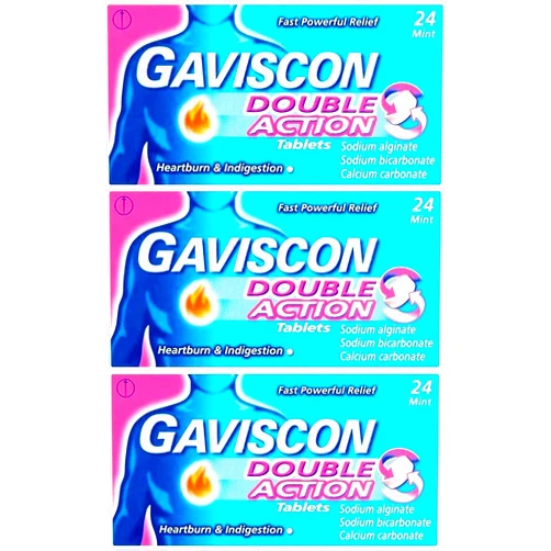 Gaviscon Double Action 72 Tablets (24x3)