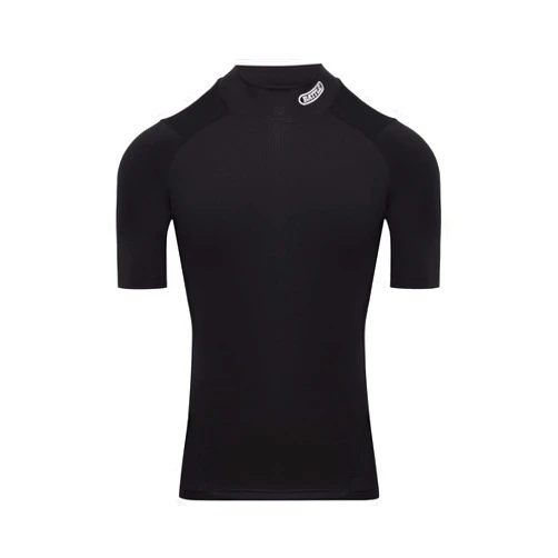 Battle Sports PRO Compression Short Sleeve Mock Neck, 4 Way Stretch, Moisture Wicking for Adults