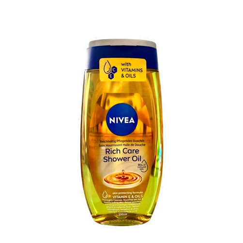 Nivea Shower Oil Natural Caring 200ml From Germany