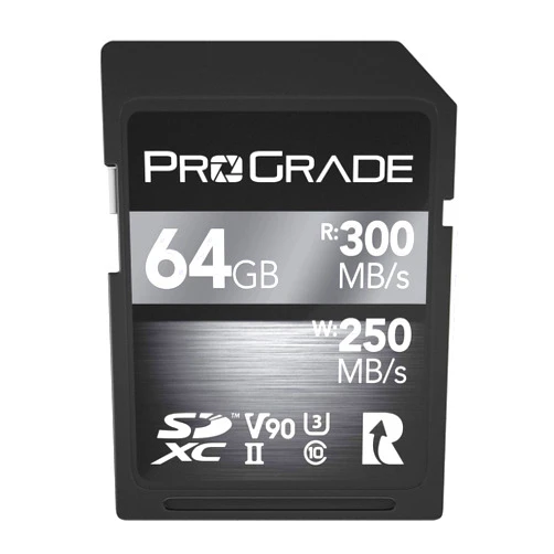 ProGrade Digital SDXC UHS-II V90 300R Memory Card (64GB)