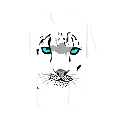 Majestic Snow Leopard Wildcat Big Cat Animal Gift Snow Leopard Costume Big Wild Cat Tiger Halloween Wildcat T-Shirt