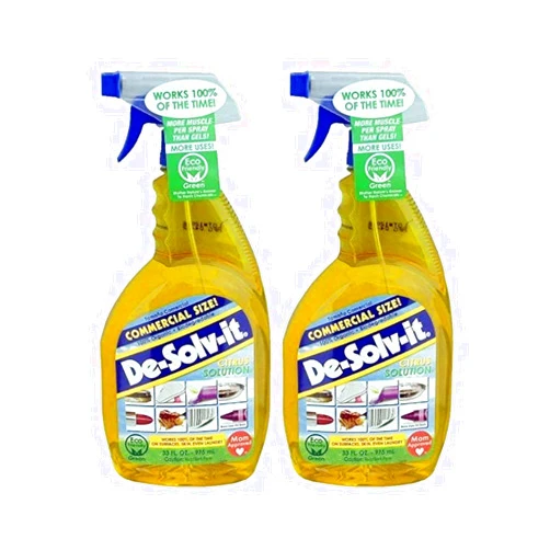 Orange Sol Orange-Sol De-Solv-It Citrus Solution - Odor & Stain Remover (2-Pack, 33 Fluid Ounces Each Bottle)