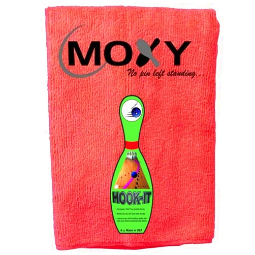 Bowlerstore Products Neo Tac Hook It Bowling Ball Cleaner - 6oz with Moxy Micro Fiber Cleaning Towel (Red)