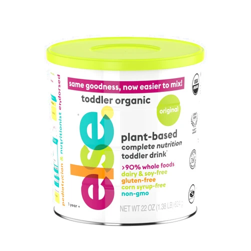 ELSE NUTRITION Organic Toddler Formula for 12-36 months, Plant-based, Dairy & Soy Free, Complete Nutrition Drink Made from Whole Foods. 22 Oz 1 Pack