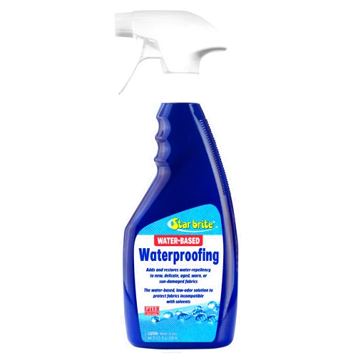 STAR BRITE Low-Odor Water-Based Waterproofing - Adds And Restores Water-Repellency And UV Protection To New, Delicate, Aged, Worn Or Sun-Damaged Fabrics