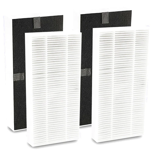 Isinlive 4 Pack for Febreze Air purifier Filter Replacement Dual Action HEPA-Type FRF102B, Models FHT170, FHT180, FHT190 and Fit for Honeywell HEPAClean U Filter HRF201B, Models HHT270, HHT290
