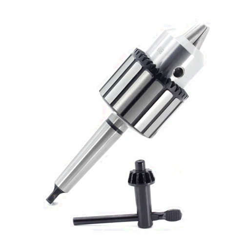 JESTUOUS Drill Chuck JESTUOUS B18 Key Type 5/8 Inch(1-16mm) with MT2 Morse Taper Arbor Heavy Duty Chucks