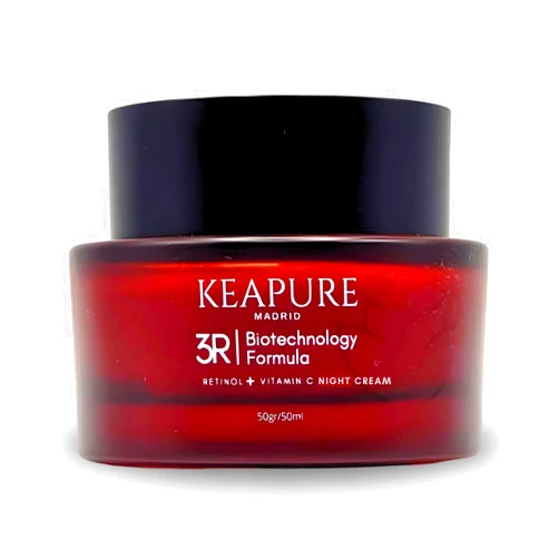 KEAPURE 3R Night Cream – Retinol & Vitamin C, Gentle Formula for Sensitive Skin, Hydrating Face Moisturizer, Revitalizes Skin