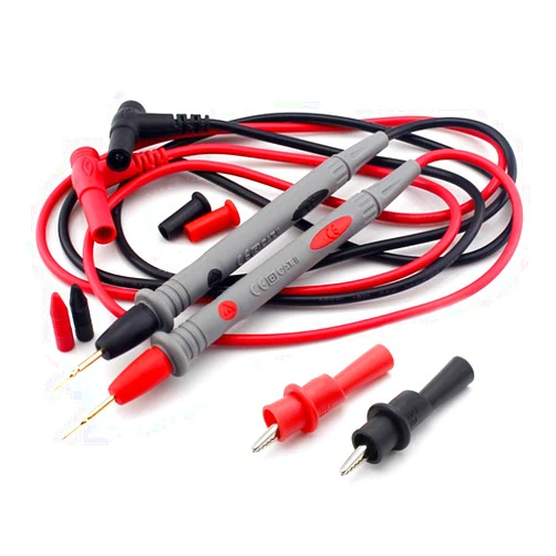 XMSILIMEIG Multimeter Test Leads Kit, Precision Sharp Probe Test Lead 1000V 20A Gold-Plated Probe Leads with Alligator Clips, Test Extension, Banana Test Lead Probe Clip Suitable for Most of Digital Multimeter