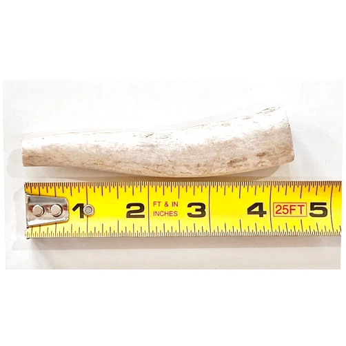 HEARTY CHEWS Whole ELK Antler for Dogs | 100% Organic & Cruelty Free Antler Dog Chew | Long Lasting Dog Treat Puppy Toy | Natural Bone Odor Free Rawhide Substitute by Hearty Chews - Small ( ~4 inches)