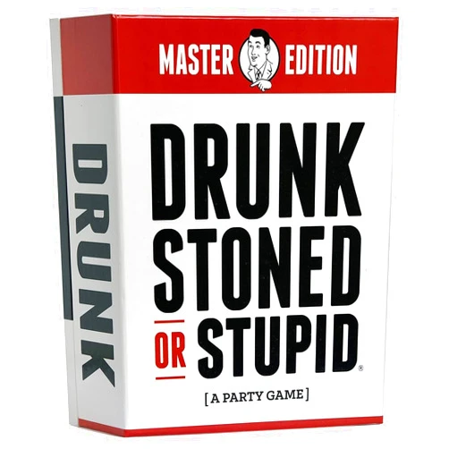 DSS Games Drunk Stoned or Stupid Master Edition | A Party Game for Friends | Party Card Games with 550 Prompt Cards | Fun Card Games for Adults Game Nights, Gatherings, & Parties | Ages 17 Up