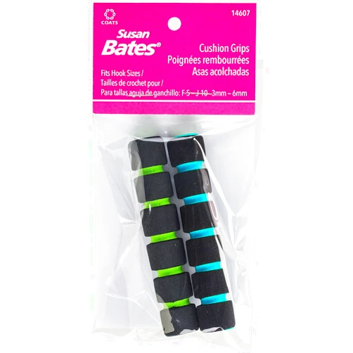 Susan Bates Crochet Hook Cushion Grips 3.75in-2/Pkg
