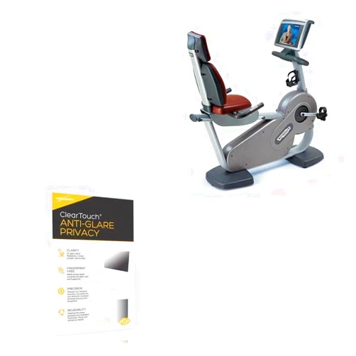 BoxWave Screen Protector Compatible with Technogym Excite Bike - ClearTouch Anti-Glare Privacy (2-Pack), Privacy Screen Protector Flexible Film Anti-Glare