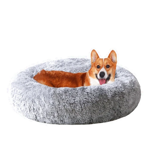 JOLLYVOGUE Dog Beds, Calming Small Dog Bed, Anti-Anxiety Dog Bed for Small Dogs, Fluffy Donut Dog Bed, Cozy Dog Cat Cushion Bed for Small Medium Dogs and Cats (20
