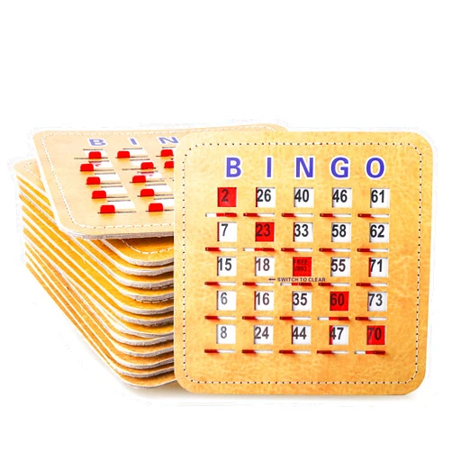 GSE Games & Sports Expert 5Ply Stitched Shutter Bingo Cards, Finger-Tip Shutter Slide Bingo Cards, Easy-Read Large Print Bingo Cardboard with Sliding Windows (25-Pack)