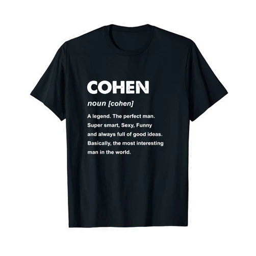 Cohen Name Shirts & Gifts Cohen Name T-Shirt