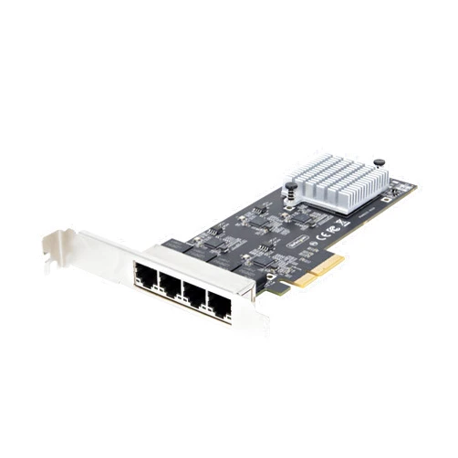 StarTech.com 4-Port 2.5Gbps NBASE-T PCIe Network Card, Intel I225-V, Quad-Port Computer Network Card, Multi-Gigabit NIC, PCI Express Server LAN Card, Desktop Ethernet Interface (PR42GI-NETWORK-CARD)