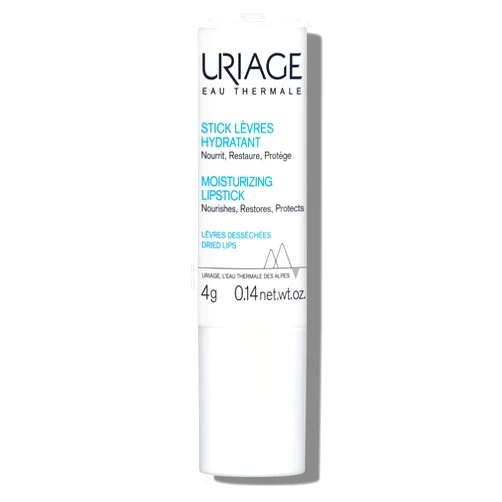 Uriage Eau Thermale Lip Balm With Hyluronic Acid + Shea Butter + Vitamin C, Ultra-Soft Moisturizing Lip Balm For Dry, Chapped Lips, Itense Hydration, Unisex