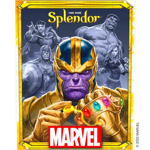 Space Cowboys Marvel Splendor Board Game - Strategy Game for Kids and Adults, Fun Family Game Night Entertainment, Ages 10+, 2-4 Players, 30-Minute Playtime, Made by Space Cowboys