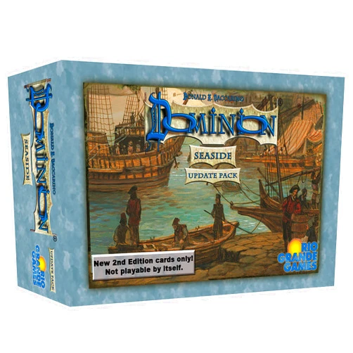RIO Grande Games ACH Rio Grande Games: Dominion: Seaside 2nd Edition Update Pack - Expansion Card Pack, Rio Grande Games, Ages 14+, 2-4 Players