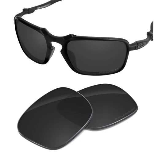Tintart Performance Lenses Compatible with Oakley Badman OO6020 | Badman Asain Fit(AF) OO6035 Polarized Etched