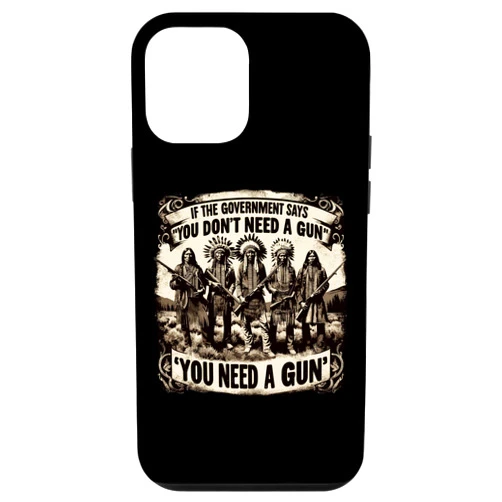 CharlIan Minds - Right To Bear Firearms iPhone 12 mini If Government Says You Don't Need A Gun Funny Case