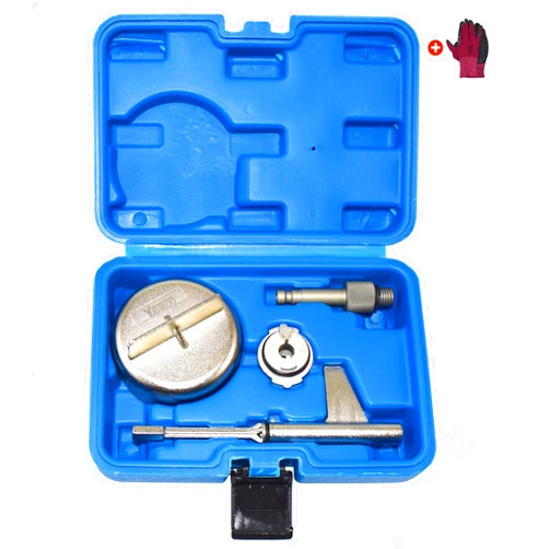 Yuesstloo Metal Transmission Oil Filling Tool, Compatible with Mercedes Benz 725.0 9-Speed Oil Change, Transmission Oil Filling Tool Adapter Kit with Case & Gloves