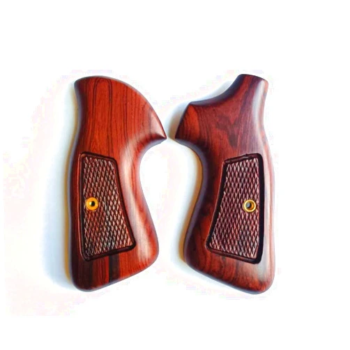 Generic BMPL Hardwood Handgun Grips Compatible Replacement for Rossi, Small Frame Square Butt Revolver Grips Smooth Handmade Handcraft