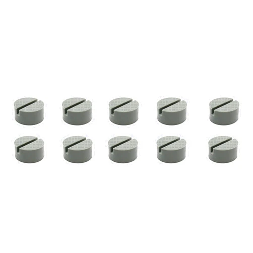TMB Motorsports 10 Pack Universal Medium Size Slotted Polyurethane Jack Pad Frame Rail Protector