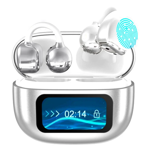 ADYOOM AI Language Translation Earbuds G08, 3-in-1 Translator Earbuds Real Time Ai Headphones 144-Languages Translation, Long Battery Life, Fit iOS and Android, Ideal for Travel Business Learning (Silver) 2