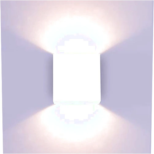 Lightess Modern Wall Sconce Dimmable 10W Hardwired, Up Down Wall Mount Lights Indoor Mini Metal LED Wall Lamp for Living Room Bedroom Hallway Decor, Warm White, O1181TP