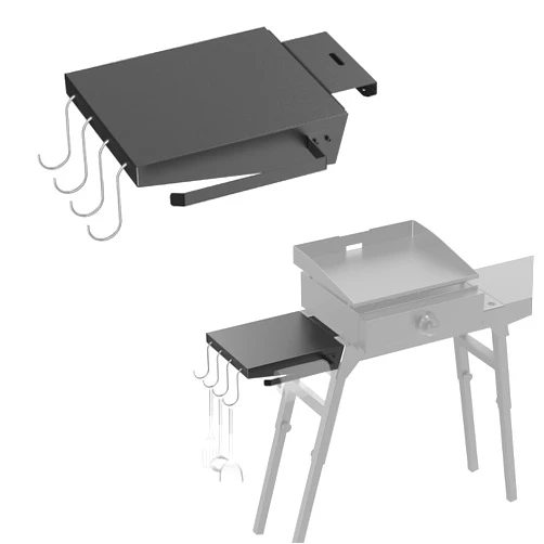 Petrirufun Griddle Stand Side Shelf for Blackstone 17