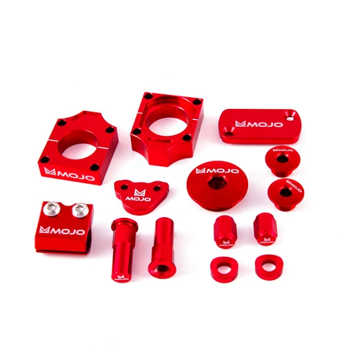 MojoMotoSport Bling Kit Anodized Red For Honda - CNC Billet Anodized Aluminum | MOJO-HON-BKH4
