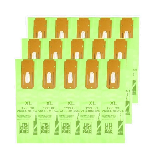 Vitalumix 15 Pack Vacuum Cleaner Bags Fit for Oreck type CC vacuum bags,XL.Fit All Oreck XL Upright Vacuums