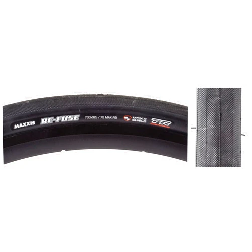 Maxxis Re-Fuse Tire - 700 x 32, Tubeless, Folding, Black, Dual, MaxxShield