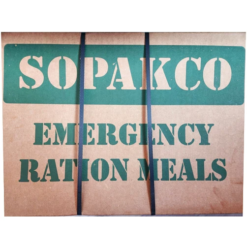 Sopakco MRE Meals Ready To Eat Case Pack of 14 For Survival And Emergency Green Box