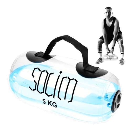 Solim Water Weights Aqua Bag, Workout Sandbag Alternative Strength Training Sand Bag Portable Stability Fitness Equipment – Ultimate Core and Balance Training for Home Gym – 11 LBS