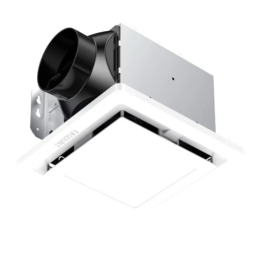 FASDUNT Bathroom Exhaust Fan with Light, 110 CFM 1.0 Sones 34W Bathroom Fan with LED Light Combo, Bathroom Vent Fan with Light Combo 5000K for Home Bath Office Hotel