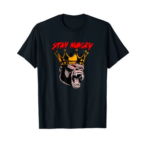 Alloo Gorilla Jero Designs Stay Hungry T-Shirt