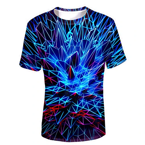 LAIDIPAS Unisex T-Shirt for Men and Women 3D Graphic Tee Adult Novelty Shirt Size S-XXL