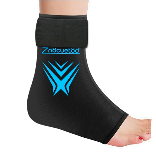 ZNÖCUETÖD Ankle Ice Pack Wrap for Swelling, Reusable Ankle Foot Heel Gel Ice Pack for Injuries Sprained Ankle, Hot Cold Therapy Sock Compression for Plantar Fasciitis Pain Relief, Achilles Tendonitis