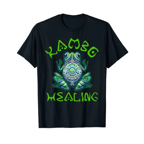 Sapo Tree Frog Kambo medicine Kambo Circle Design Kambo healing Design for a Kambo Ceremony Participant T-Shirt