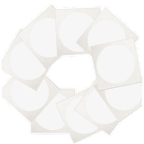Locien Ripe Xuan Paper 10 Pcs 13'' x 13'' with Alum Handmade Rice Paper Mirror Antique Round for Graffiti, Calligraphy, Paper-Cut Inch Heart Traditional Chinese Painting Sector Cardboard
