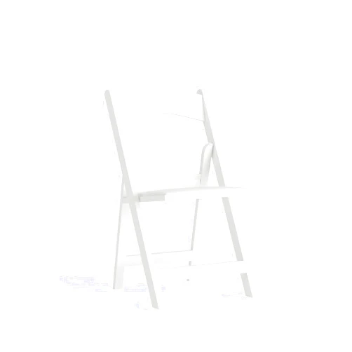 Flash Furniture Hercules™ Series Folding Chair - White Resin - 1000LB Weight Capacity Comfortable Event Chair - Light Weight Folding Chair
