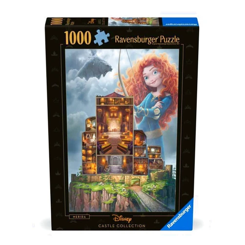 Ravensburger Disney Castle Collection: Merida 1000 Piece Jigsaw Puzzle for Adults - 12000263 - Handcrafted Tooling, Made in Germany, Every Piece Fits Together Perfectly