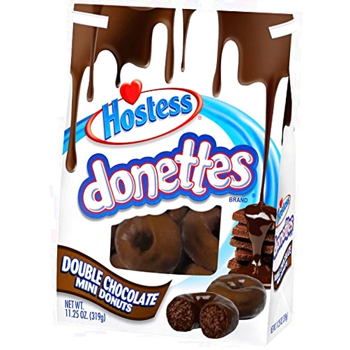 Hostess Double Chocolate Donette Bag, 11.25 oz., (6 count)