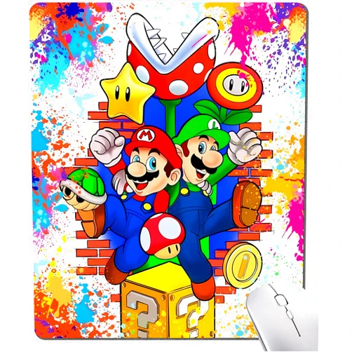 YDTXXH Kawaii Mouse Pad, Anime Game Color Mouse Pad, Square Waterproof Game Mouse Pad Suitable for Desktop, Laptop, Women's Office Table Decoration Pad, Home Office Accessories