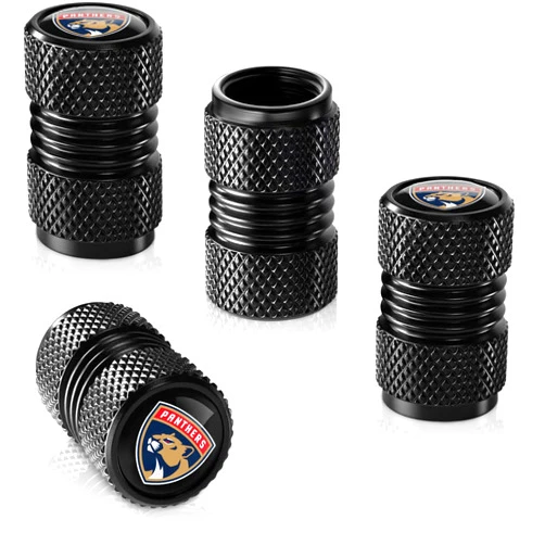 DKSFJHHGOOY 4 Pack Tire Valve Stem Cap Cover for Jaguars Aluminum with Plastic Liner Set for Car Truck Motorcycle SUV and Bikes
