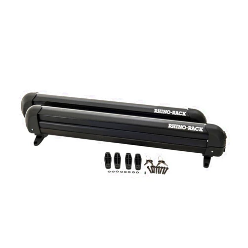 Rhino Rack Rhino-Rack Carrier for Skis, Snowboards, Fishing Rods, Paddles, Skateboards, Water Skis, Wakeboard & More, Universal Mounting, Easy to Use, Locking, Lightweight & Heavy Duty, Suitable for All Vehicles